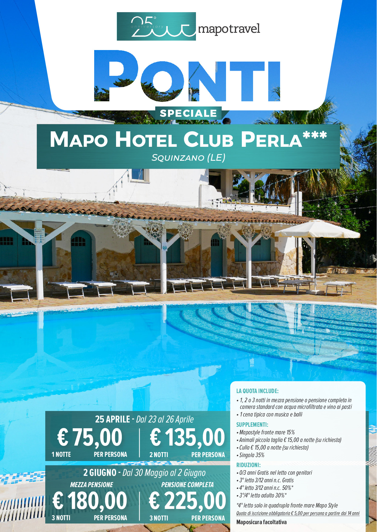 2 giugno al Mapo Hotel Club Perla