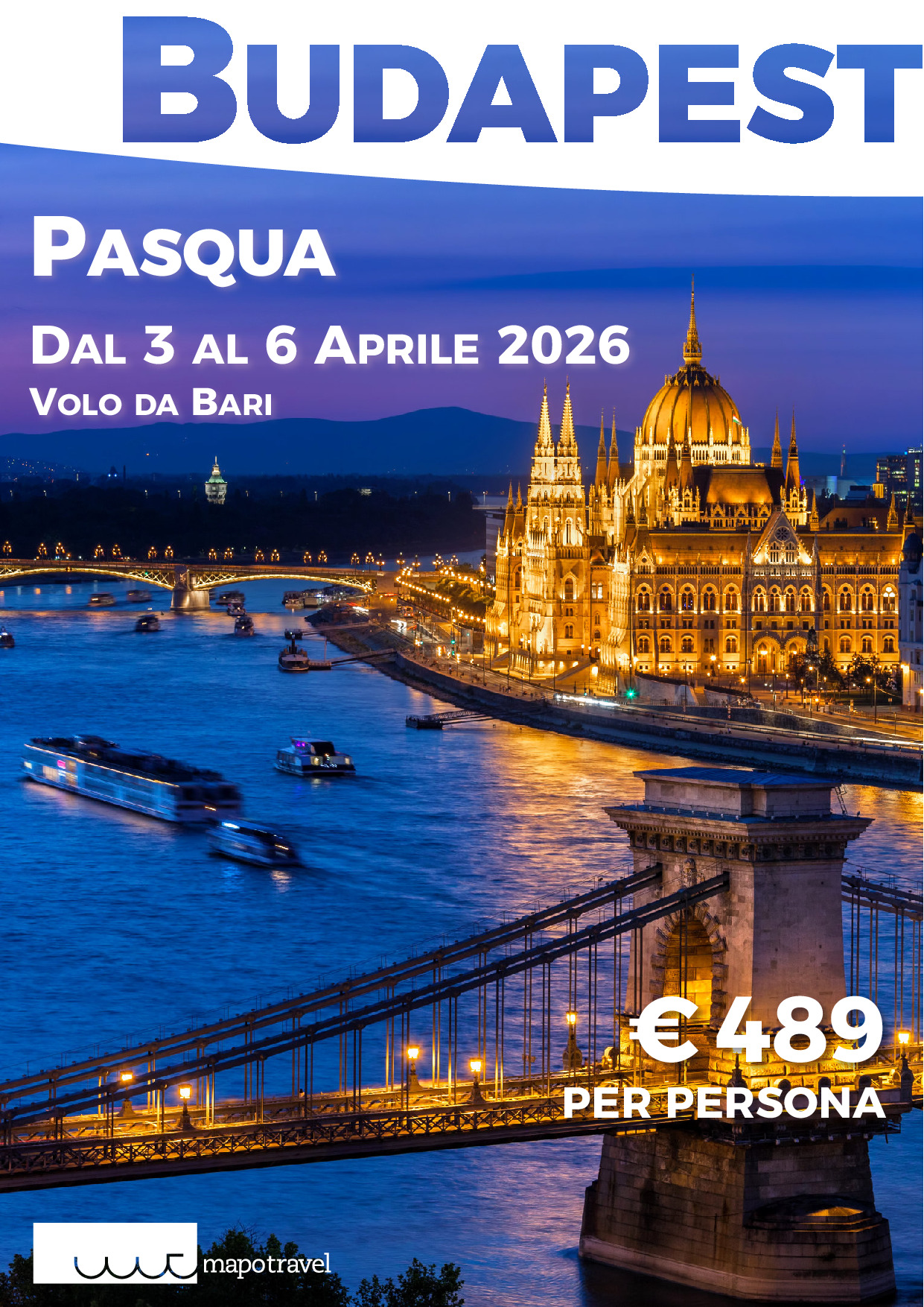 Pasqua a Budapest - Volo da Bari