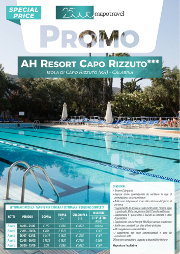 Ah Resort Capo Rizzuto - Dal 06 al 13 Settembre