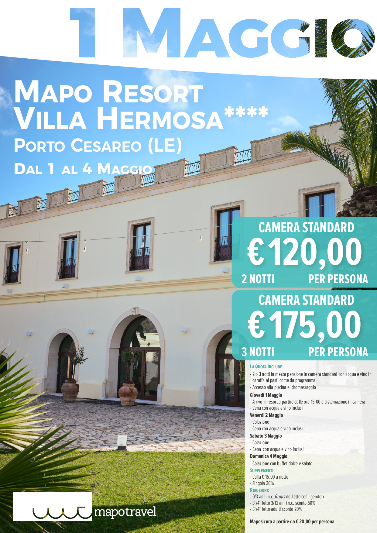 1 Maggio al Mapo Resort Villa Hermosa