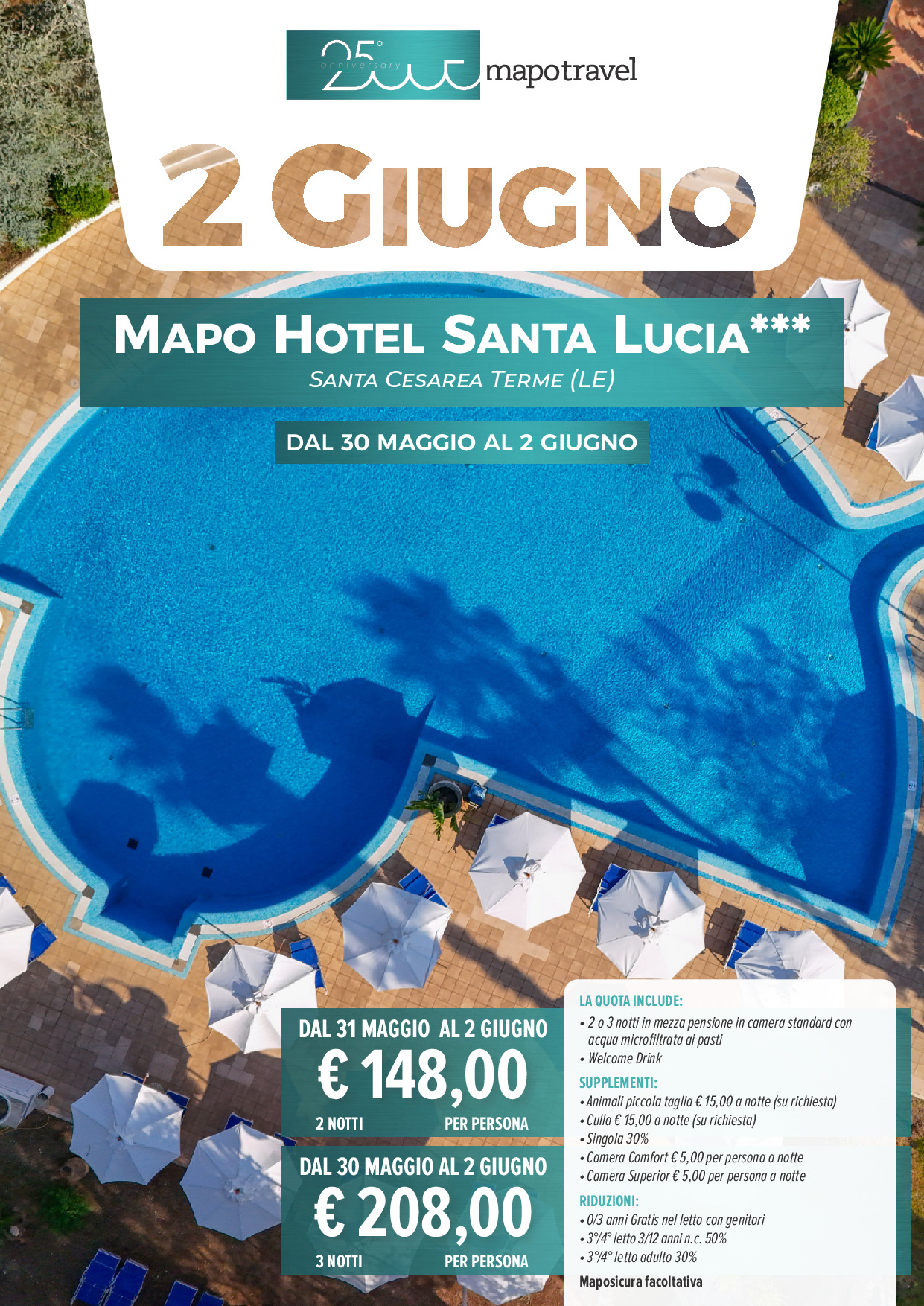2 Giugno al Mapo Hotel Santa Lucia
