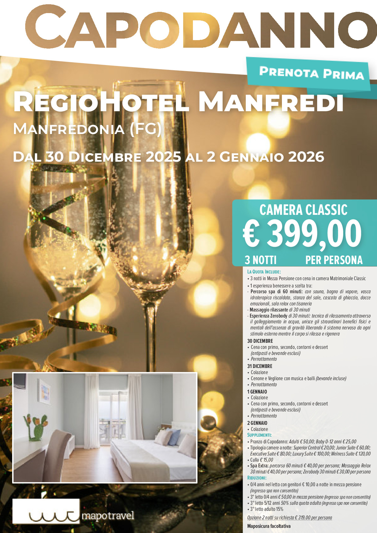 Capodanno RegioHotel Manfredi