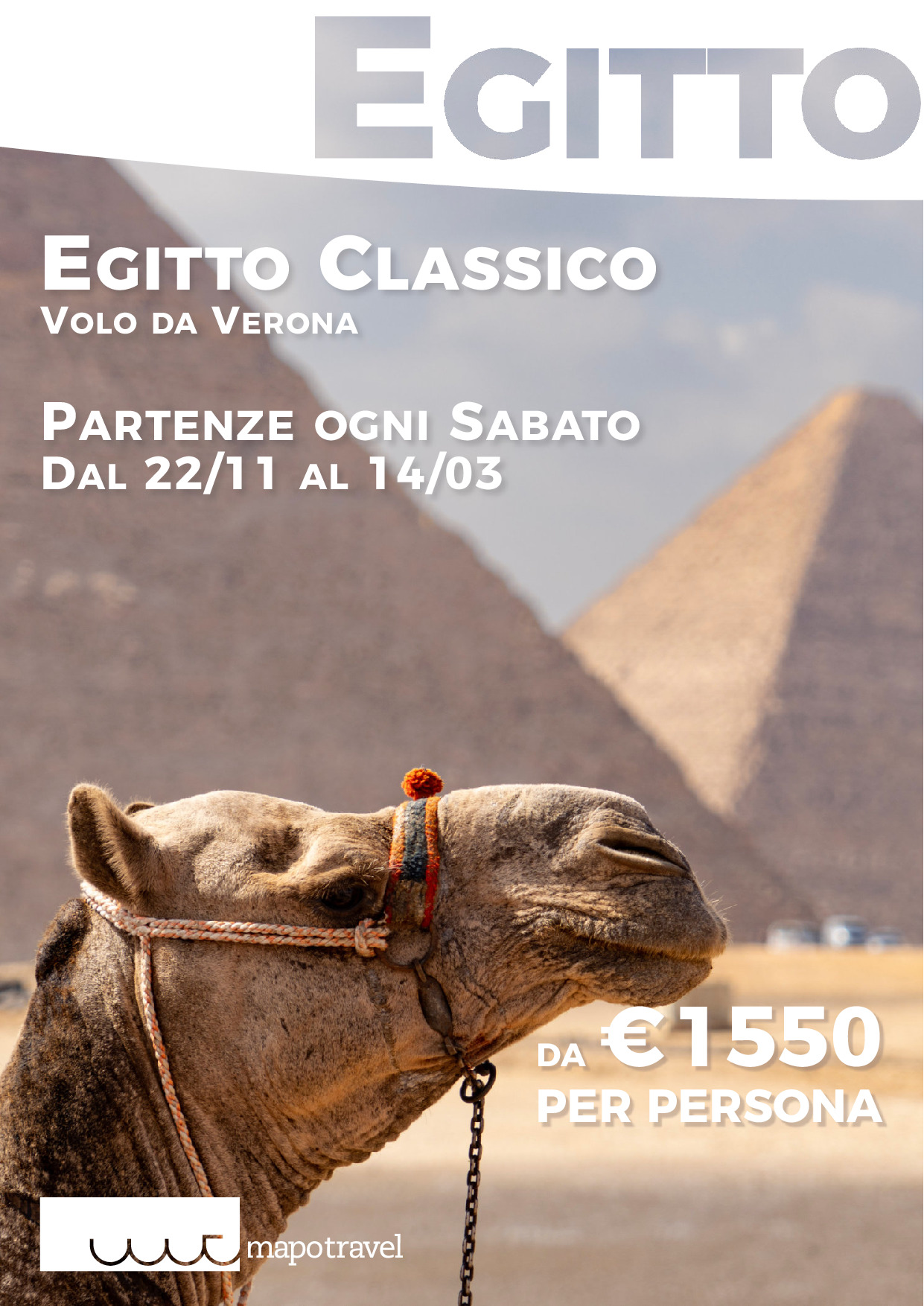 Egitto Classico - Partenza da Verona
