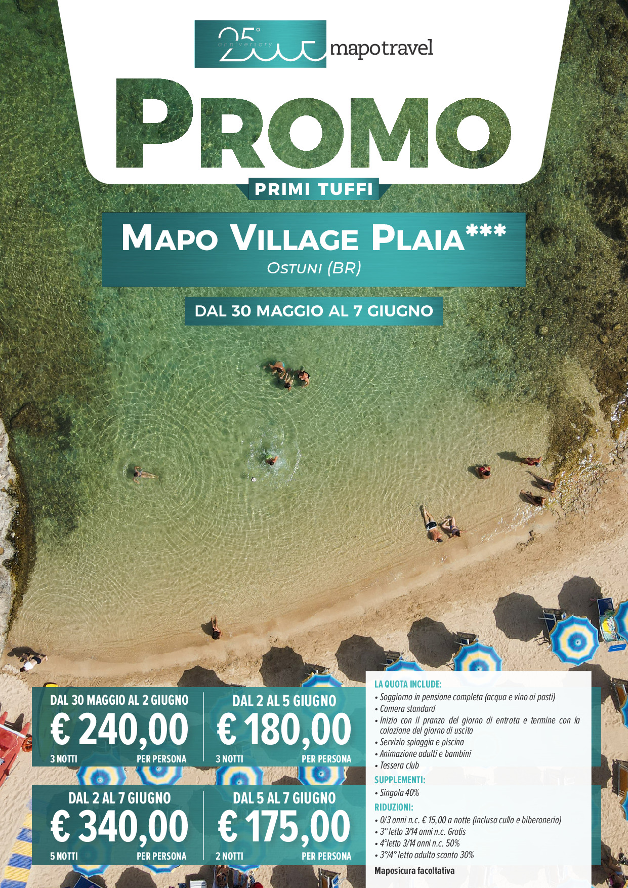 Mapo Village Plaia - Dal 5 al 7 Giugno