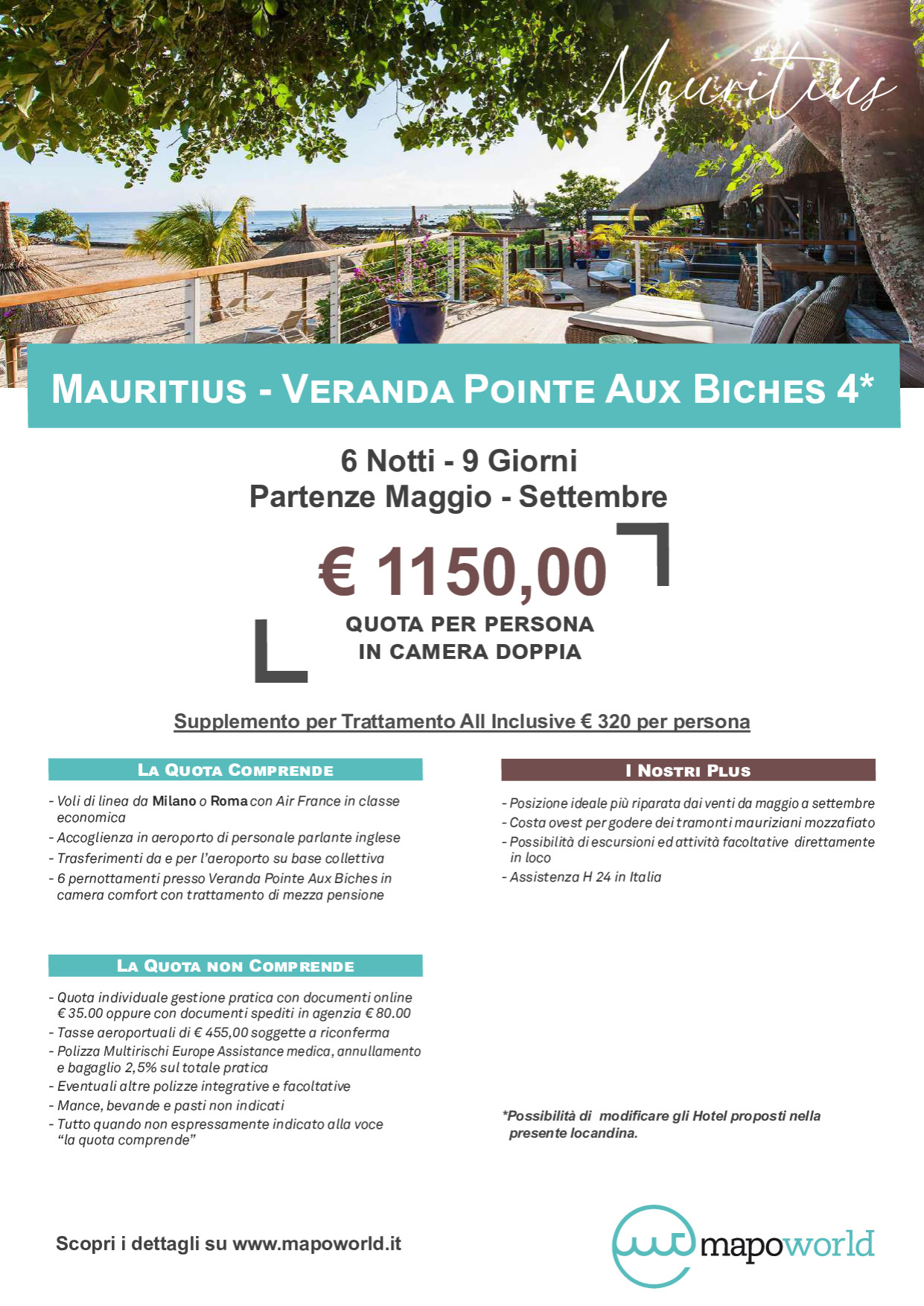 Mauritius - Veranda Pointe Aux Biches 4*