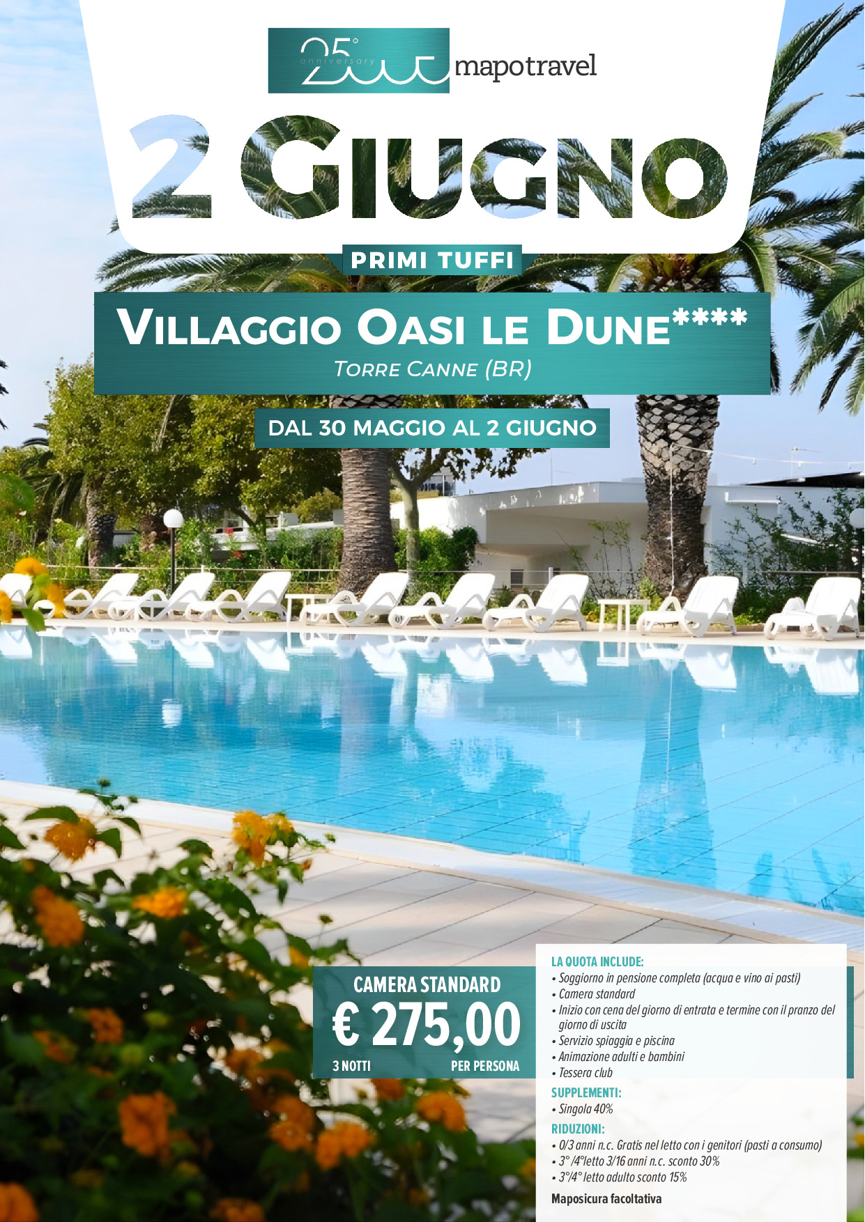 Ponte 2 Giugno - Villaggio Oasi le Dune