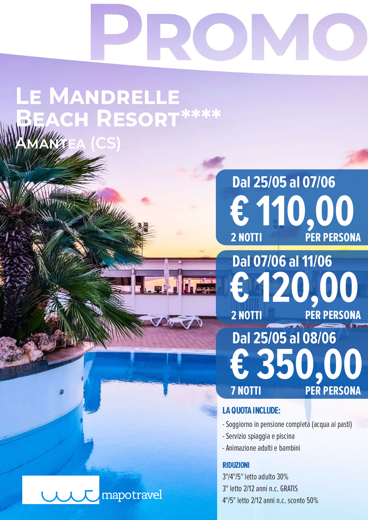 Promo Estate - Le Mandrelle Beach Resort