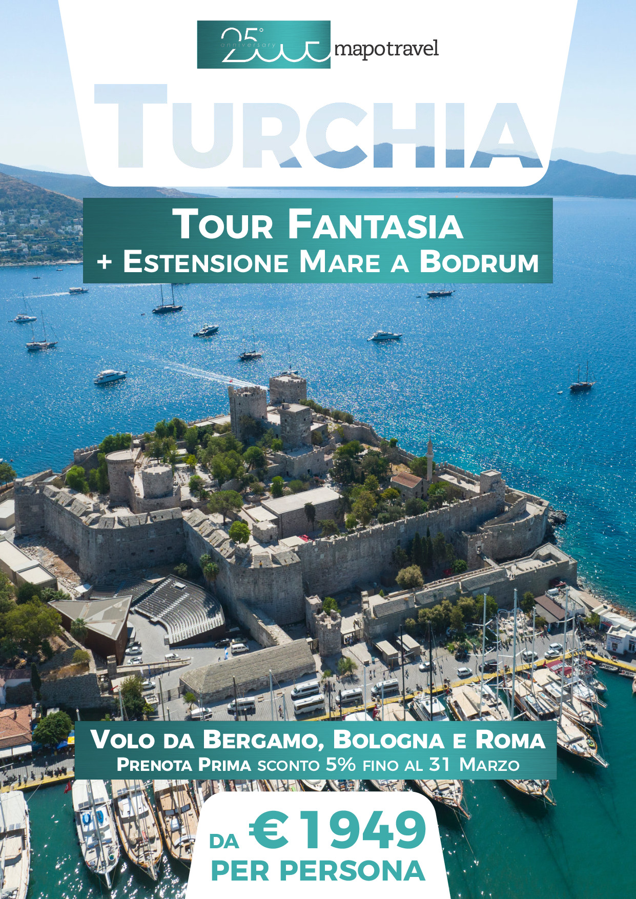 Tour Fantasia con estensione mare a Bodrum